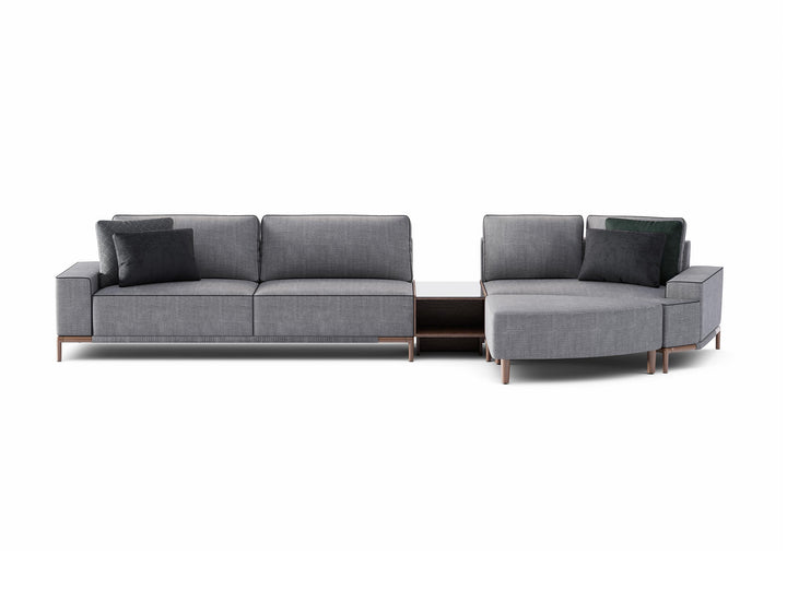 Gola Moon Sectional Sofa With Table