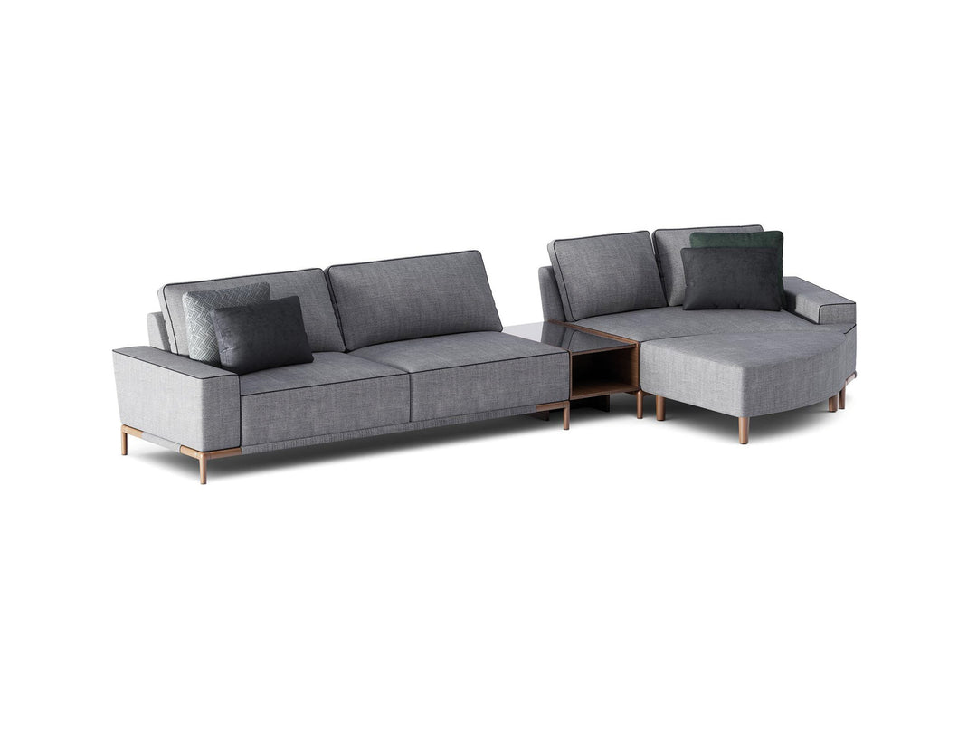 Gola Moon Sectional Sofa With Table