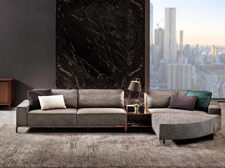 Gola Moon Sectional Sofa With Table