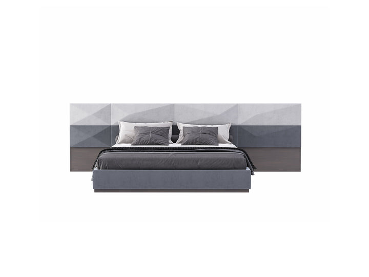 Hexa Storage Bed with Asymmetric Extensions