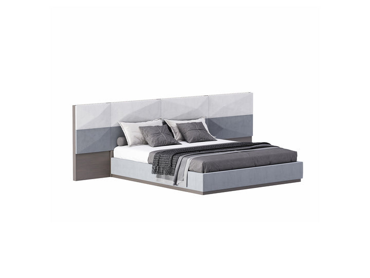 Hexa Storage Bed with Asymmetric Extensions