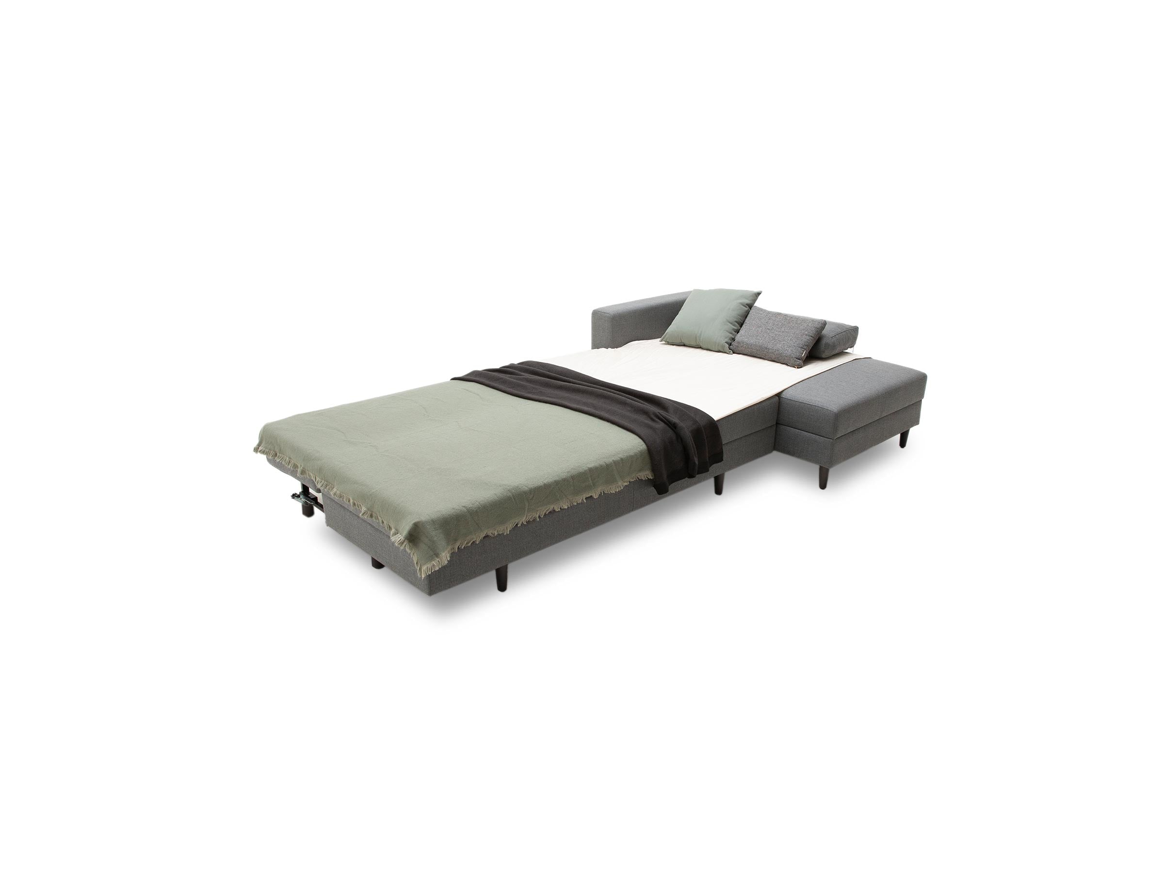 Kema Corner Chaise Sofa Bed with Storage