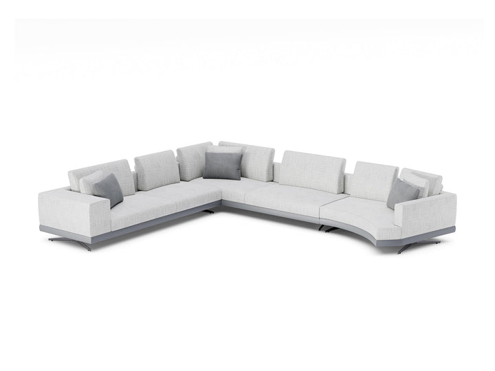 Mix Corner Sofa with Pouf