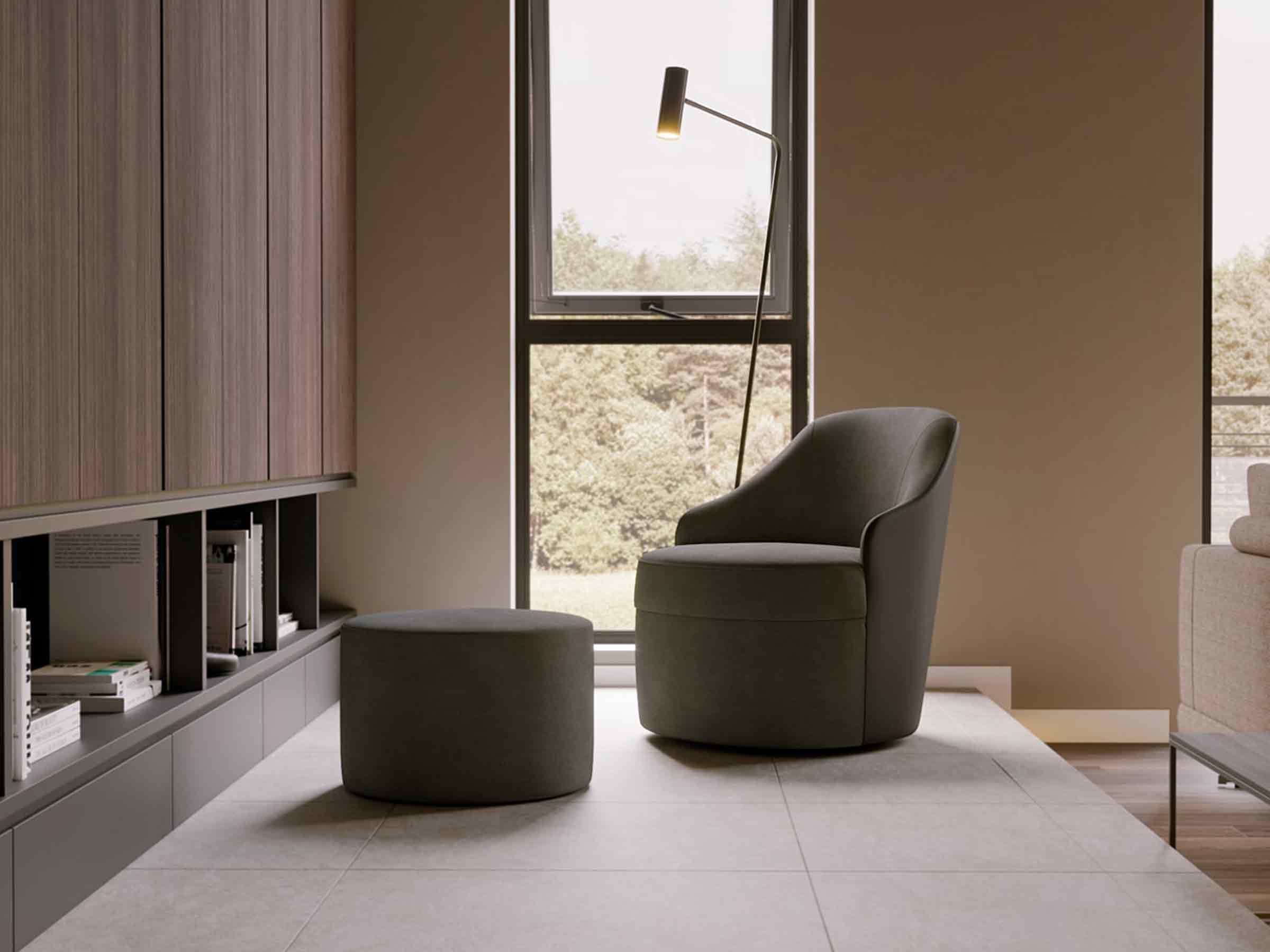 Tolina 360 Swivel Armchair | LAZZONI Furniture